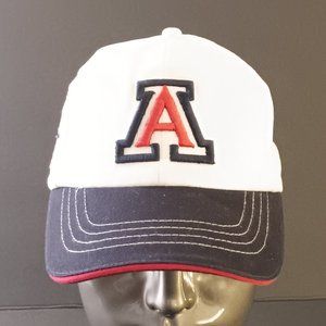 UNIVERSITY OF ARIZONA FOOTBALL "BE THE ONE" -ADJUSTABLE HAT - WHITE /BLUE